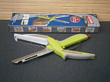 Кухонний ніж-ножиці для нарізки Clever Cutter Knife АХ-6 Розумний Ніж, фото 5