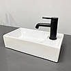 Умивальник (раковина) VBI LAGO L WHITE накладний підвісний, фото 2