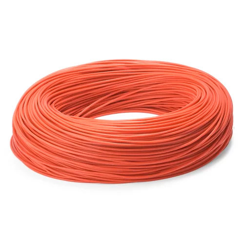 Дріт мідний 12AWG 600 В 4.5 мм 100 м, у силіконовій ізоляції, червоний