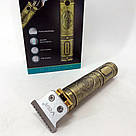 Професійна машинка для стрижки голови VGR, Електрична машинка з насадкою для бороди LF-34, фото 4