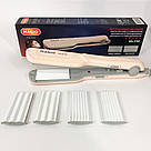 Випрямляч праска щипці MAGIO MG-175P 40 Вт, Випрямляч для будь-якого типу волосся VF-14, фото 9