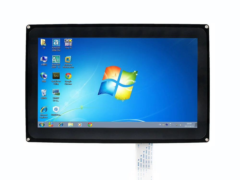 Екран Waveshare 7" 1024x600 LCD IPS Capacitive TS HDMI для PI 3/PI 4/Banana Pi (RA420)