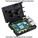 Корпус-радіатор алюмінієвий для Raspberry Pi 5 (RA793), фото 6