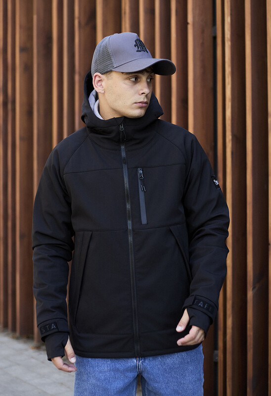 Базова чоловіча куртка Staff soft shell lokk black