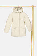 Куртка для дівчинки колір молочний ЦБ-00254747