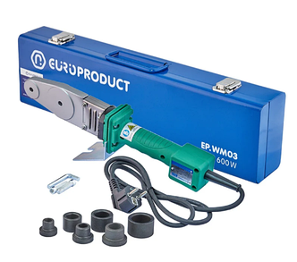 Паяльник для поліпропіленових труб EUROPRODUCT EP.WM03, 600W
