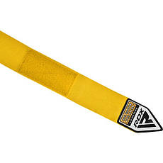 Бинти для боксу RDX WX Professional Boxing Hand Wraps Yellow (4.5м.), фото 6