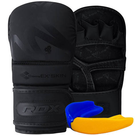 Рукавиці неопренові RDX T15 Noir Inner Matte Black M, фото 1