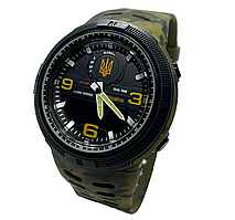 Годинник чоловічий спортивний водостійкий з гербом SKMEI 5561 (Скмей), камуфляжний ( код: IBW908H )