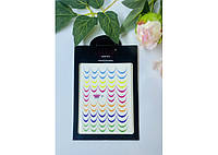 Наклейки френч водные для дизайна ногтей №7