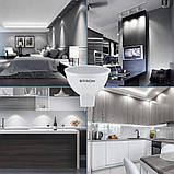 Світлодіодна LED лампа MR16 8W GU5.3 3000K 220V ETRON 1-ELP-065 рефлекторна, фото 3