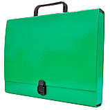 Портфель на замку, 40 мм, А4, картонний, PP-покриття, фото 6