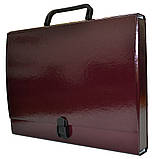 Портфель на замку, 40 мм, А4, картонний, PP-покриття, фото 9