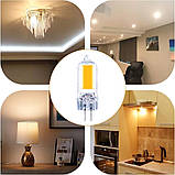 LED лампа ETRON G4 4W 4200K денний 220V, світлодіодна лампа 1-ELP-080, фото 3