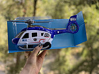 Вертоліт дитячий зі світлом і звуком поліцейська іграшка для хлопчика