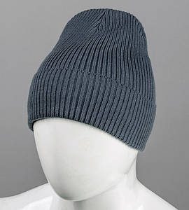 Базова шапка Резинка на ФЛІСІ (201030ф), Графіт