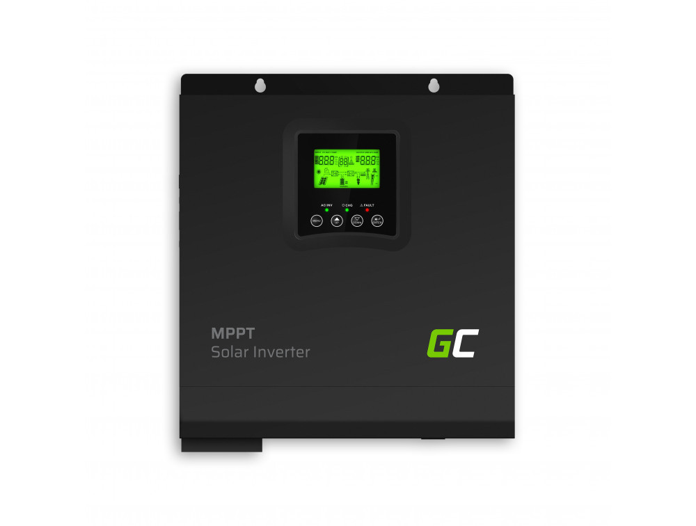 Гібридний сонячний інвертор Green Cell INVSOL02 24/230 В (3000/6000 Вт) MPPT, фото 1