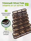 Таблетниця-органайзер для таблеток на 28 комірок знімні бокси в кейсі для зберігання, фото 4