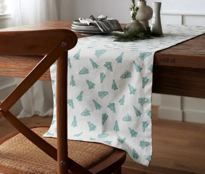 Якісна гарна бавовняна скатертина, доріжка, ранер від tcm tchibo (Чібо), Німеччина, фото 1