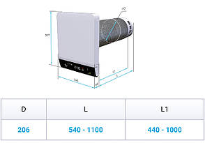 Рекуператор Breezy 200-E (70 куб/год, Wi-Fi, датчики CO2, tVOC)), фото 5