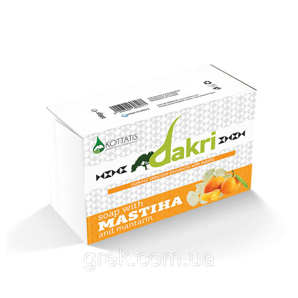 Мило з мастикою та мандарином Dakry 100 г, фото 1