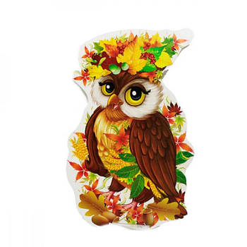 Прикраси А3 дитячі для залу картон Сова 641692 G-Rich