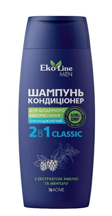 Шампунь-кондиціонер 2в1 з ефектом охолодження 250 мл (4823115503299)