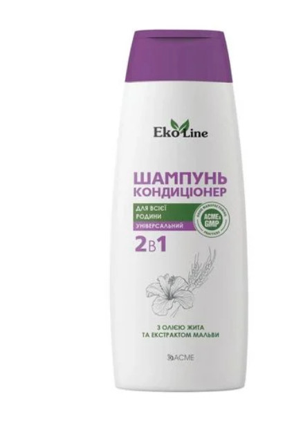 Шампунь-кондиціонер "EcoLine" для всієї родини 400 мл (4820000308281), фото 1