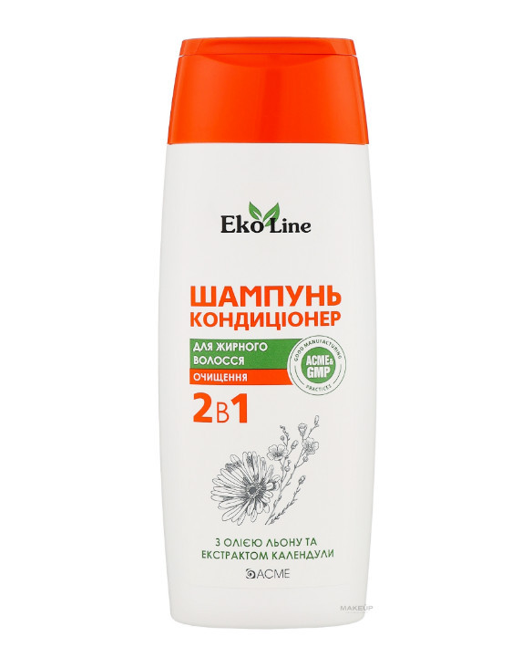 Шампунь-кондиціонер "EcoLine" для жирного волосся 250 мл (4823115503497)