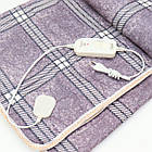 Простирадло з підігрівом 150х180см, Electric Blanket, з терморегулятором / Електропростирадло в клітинку, фото 6