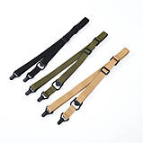 Тактичний одноточковий двоточковий ремінь HB-043 MS3 чорний, фото 5