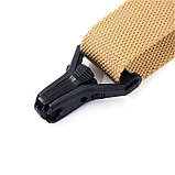 Тактичний одноточковий двоточковий ремінь HB-043 MS3 чорний, фото 4