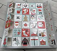 Коробка для адвент календаря, 31 комірка