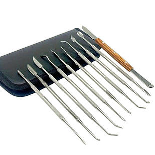 Набір з 10 професійних інструментів для вирізання воску