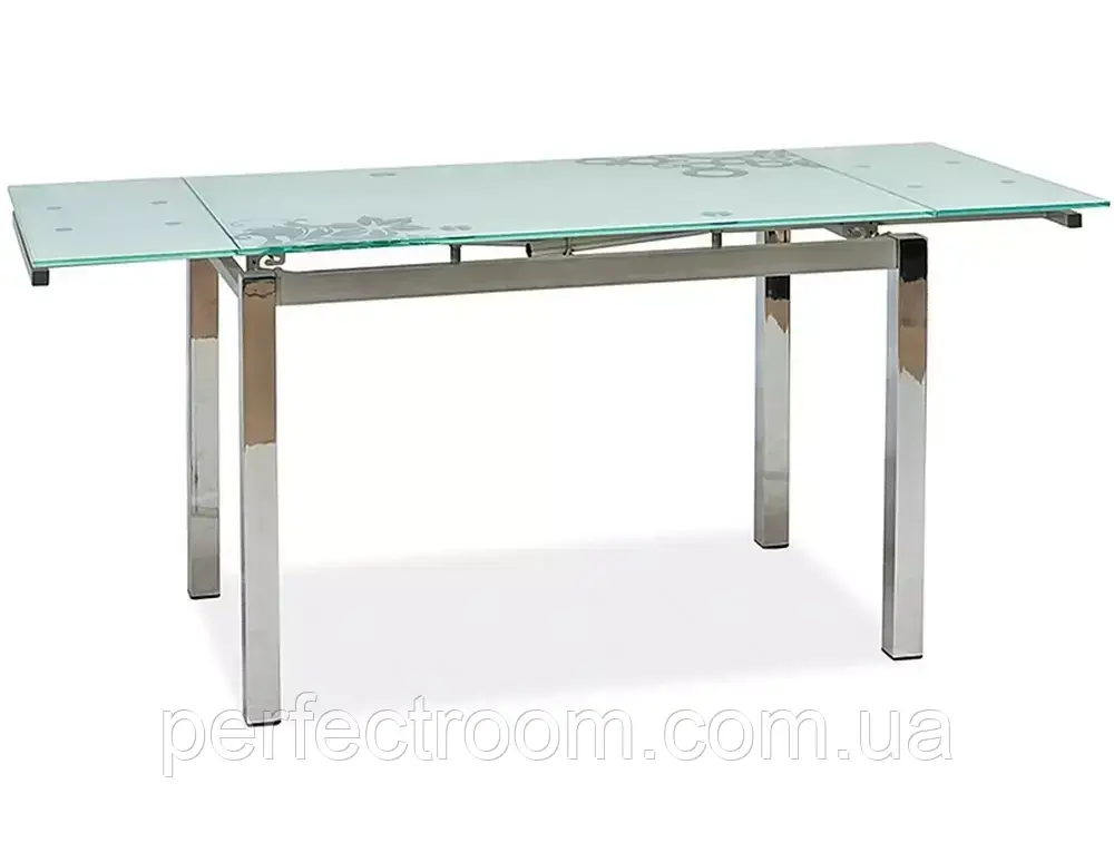Стол GD017 хром 110(170)x74