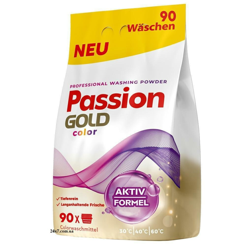Пральний порошок Passion Gold Color 5,4 кг 90 прань