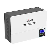 Акумуляторна батарея літій-залізо-фосфатна 100Аг 51.2В 5120Втг Sako SK-51.2V100Ah Li-Wall series LiFePo4 настінний монтаж, фото 5