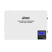 Акумуляторна батарея літій-залізо-фосфатна 100Аг 51.2В 5120Втг Sako SK-51.2V100Ah Li-Wall series LiFePo4 настінний монтаж, фото 6