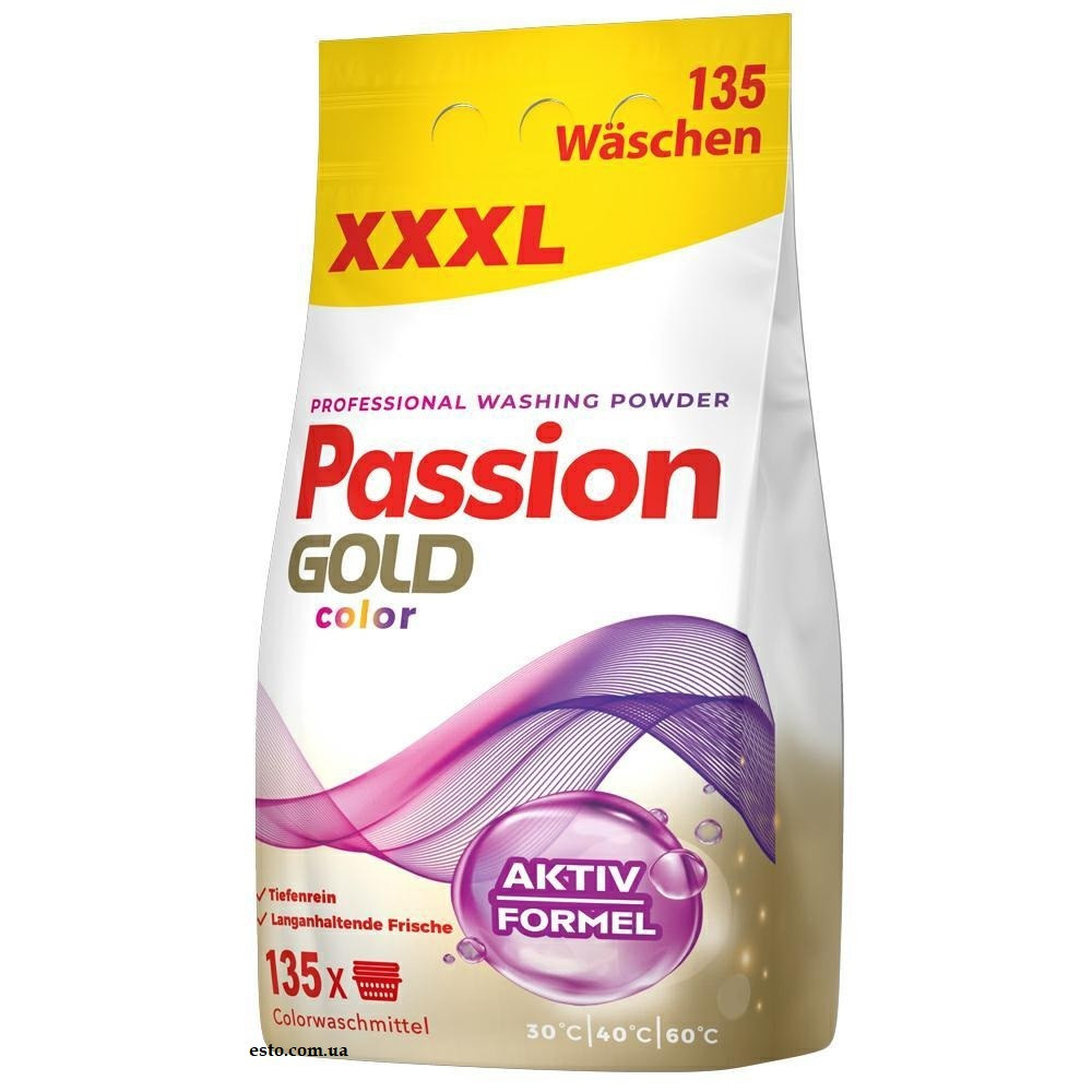 Пральний порошок Passion Gold Color 8,1 кг 135 прань