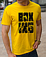 Модна чоловіча футболка з боксерською тематикою принт Бокс, одяг з боксерами, бавовняна футболка розмір S, фото 3