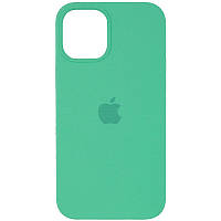 Чохол для iPhone 12 Pro / 12 Silicone Case (AA) (Зелений / Spearmint)