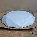 Світлодіодна люстра з пультом RGB 55W 40см кругла зі зміною температури світла та яскравості BIOM SML-R44-55, фото 3