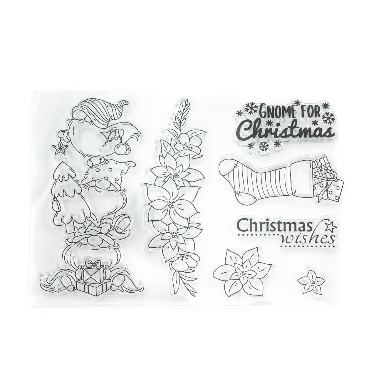 Силіконовий штамп для скрапбукінгу Christmas wishes CHT076