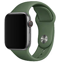 Силіконовий ремінець для Apple Watch 38/40/41/42mm(ser.10) Зелений / Army green