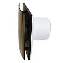 Витяжний вентилятор Soler&Palau SILENT-100 CRZ MATT BLACK DESIGN-4C чорний матовий, фото 6