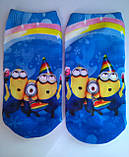 Шкарпетки для хлопчика та для дівчинки Міньйон, Пасипаки., фото 2