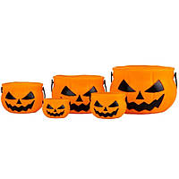 Декор на Halloween у формі казана Вогняний гарбуз 5 видів 19149-027
