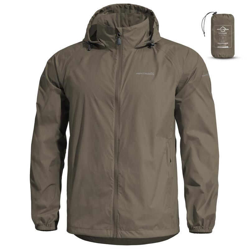 Дощова куртка Pentagon CLOUDBURST PACKABLE MENS RAIN JACKET K07019 X-Large, RAL7013 (Олива)