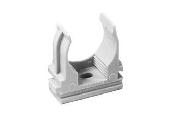 Кліпса для гофри під монтажний пістолет 20мм сіра (пач. 50шт.) APRO