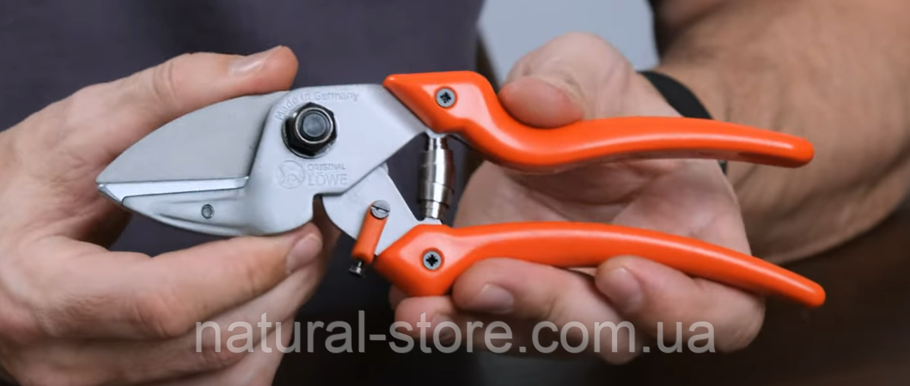 Професійний секатор LOWE Original 6.107 FAST CUT з ковадлом PROFESSIONAL (Льове)